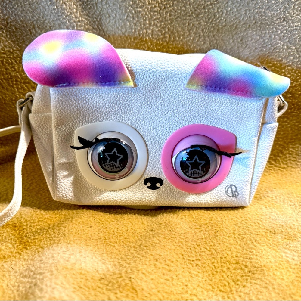 Purse Pets Rainbow Pup Interactive Crossbody